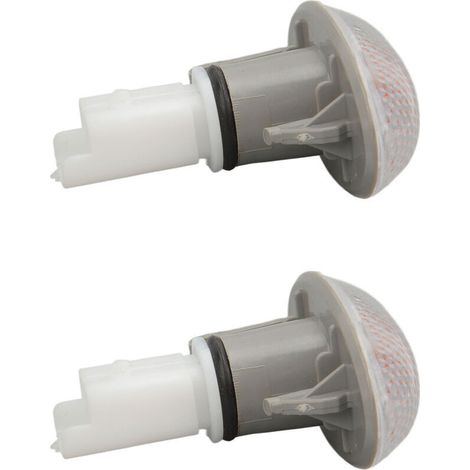 Luce di posizione laterale a LED in 2 pezzi, luminosa 12V, 632574, lampada di ricambio per indicatore di direzione laterale per Peugeot 206, 407, 607 (1/4)