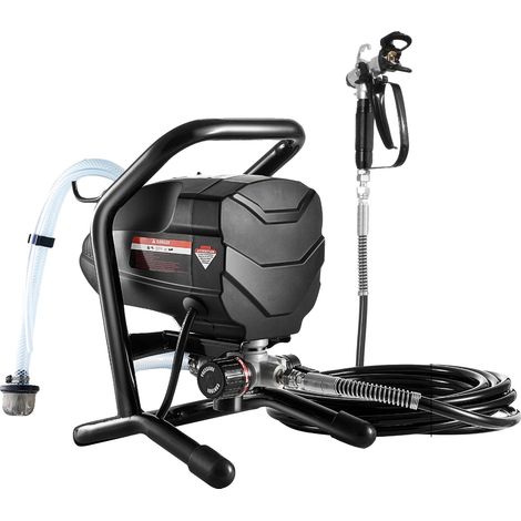 Pulverizador de pintura sin aire, motor de 650 W, presión de 3000 PSI, 650 W, 0,25 GPM (1/2)