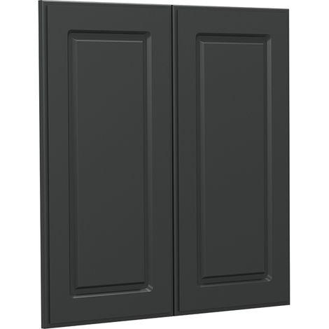 Frente de cocina R-Line, Antracita casa de campo, 59.2 x 59 cm frente de mueble para armario mural, Vicco (1/5)