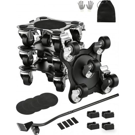 Chariot de Déménagement 4PCS Déplace Meubles Lourds Capacité (1/5)