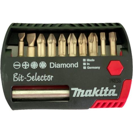 Makita Bit Box Bit Set Selector Diamond 11tlg. P-38750 Bithalter magnetisch (1/3)