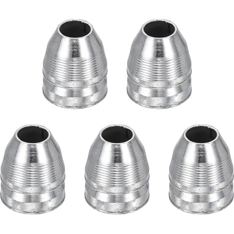 5Pcs Coin En Fer Pour Manche De Hache 8mm Argent Clous Métalliques De Sécurité Brillants Pour Hache Marteau À Griffe Massue (1/5)