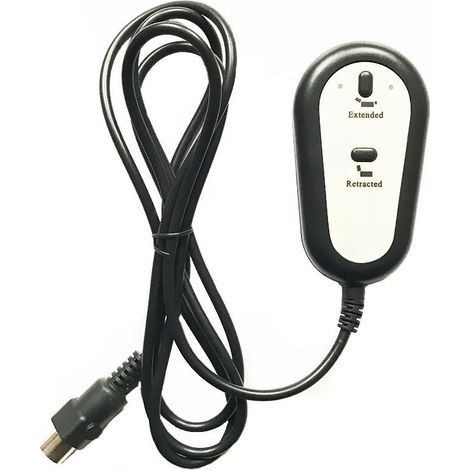 Contrôleur Manuel Inclinable avec Boutons Rétractés et étendus pour canapé électrique, Installation et Fonctionnement Faciles, Fil à 4 Conducteurs (1/4)