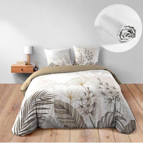 Bastille - Housse de couette 240 x 220 cm + Drap housse blanc 140x190 cm - (1/5)