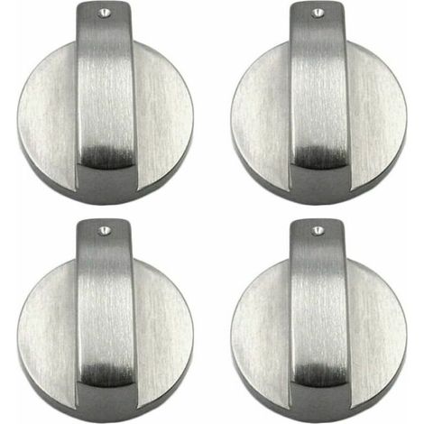 Stück Herdknöpfe, Gasherdknöpfe, Metall-Gasherdknöpfe, Gasherd-Bedienknopf, Metall-Herdknöpfe für die Küche, 6 mm (1/4)