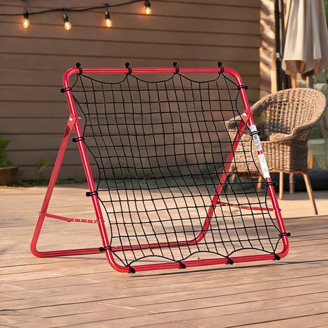 But de football Rebond Portable avec 5 Angles Réglables en Acier (1/5)