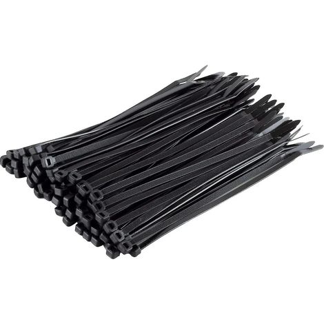 Fascette plastica 360 x 480 mm regolabili nere 100 pezzi
