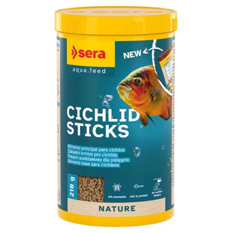 Sera Cichlids Stricks Nature - Nourriture de base pour grands cichlidés