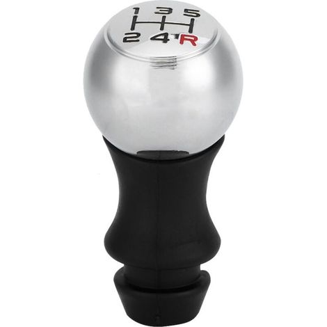 Pommeau de levier de vitesse 5 vitesses – Rouge, en résine durable et ergonomique, compatible avec boîtes manuelles standard (1/5)
