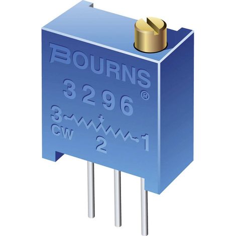 Bourns 3296Y-1-203LF 3296Y-1-203LF Trimmer multigiro 25 giri lineare 0.5 W 20 kΩ 9000 ° 1 pz. (1/3)