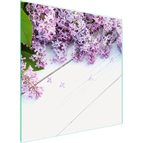 GLASSCHUTZPLATTE FÜR HERD 50x52 LILA (1/5)