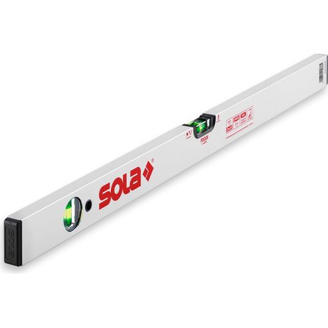 Niveau à bulle en aluminium AVM 40 cm avec bulle de mise au point et lentille grossissante +20 %