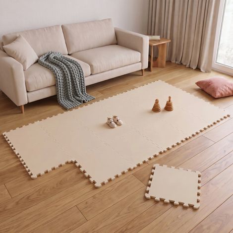 18 Teile Baby Kinder Puzzlematte ab Null - 30x30 Puzzle Spielmatte Krabbelmatte (1/5)