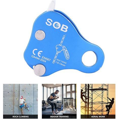 Corde à Grimper Protecteur de Corde pour l'alpinisme Dispositif de Verrouillage Automatique de Corde de sécurité antichute de Protection (1/5)