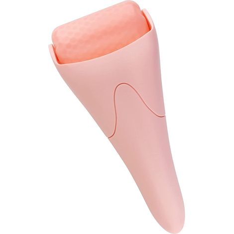 Rouleau à glace pour les yeux et le visage - Cadeau pour femme - Rouleau de massage - Poches, migraines - Soulagement de la douleur et des blessures mineures (Pink) (1/5)