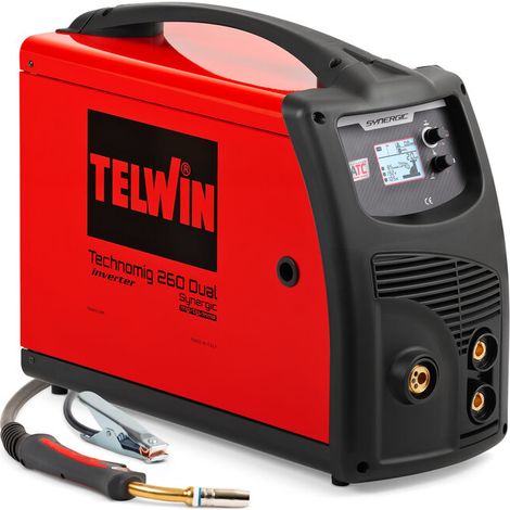 Stazione di saldatura multiprocesso ad inverter Technomig 260 Dual Synergic - 230V - TELWIN - 816056 (1/4)