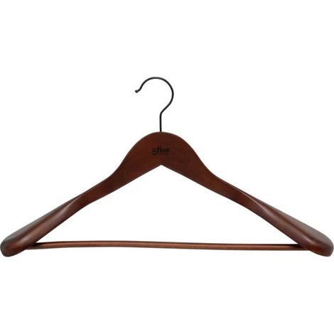 Cintre Pour Veste en Bois "Vintage" 45cm Marron (1/3)
