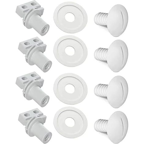 Kit d'essieu de roue arrière pour nettoyeur de piscine Polaris 180 280 – Ensemble de pièces de rechange C-65 avec rondelles, vis, matériau ABS, facile à installer, performance durable (4 ensembles) (1/5)