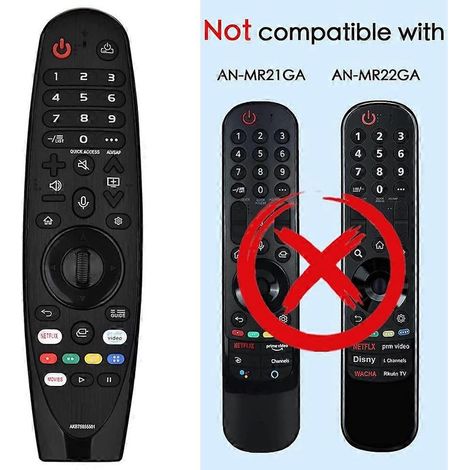 Telecomando sostitutivo a controllo vocale per Smart TV LG, telecomando tecnico per AKB75855501, per LG LED OLED LCD 4K UH Nero (1/4)