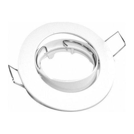 Spot da interno silver zamk orientabile con portalampada GU10