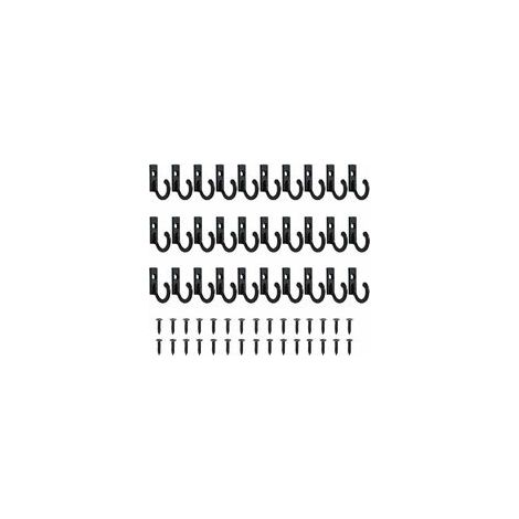 Lot de 30 Petits Crochets Vintage Support Mural pour Porte-clés à Crochets Suspendue Crochets Bijoux Crochets À Clé Pour Vêtements Crochet Patère Avec Vis Patère Porte Manteau pour Mural Salle de Bain (1/5)