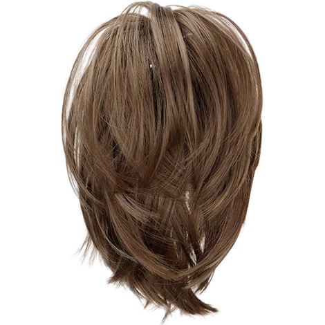 Haarteil - Clip Pince - Cheveux Synthétiques Haute Température - Pour Chignon Ou Queue De Cheval - 1 Pièce - Brun Doré (1/5)