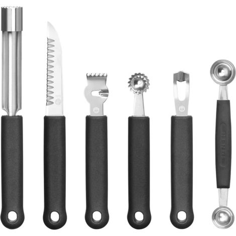 Set di coltelli decorativi per frutta e verdura, 6 pezzi - Hendi 856291 (1/5)