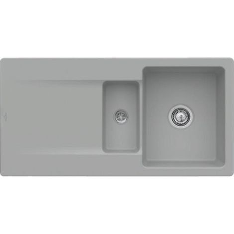 V&B Spüle SILUET 60 R 1000x510mm Handbetätigung fossil