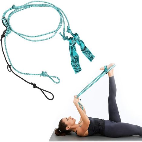 Yoga-Stretchband, elastisches Haltungsband, gewebter Yogagurt für Dehnübungen, Fitness und Training (1/5)