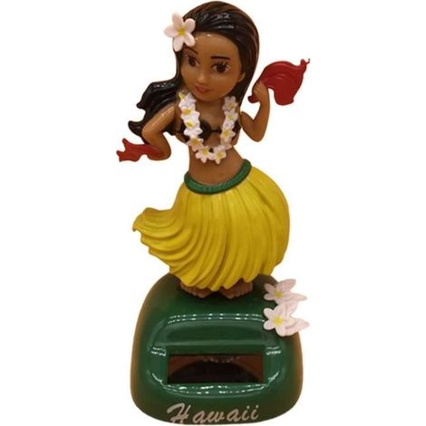 Tanzende Sonnenfigur, 1 Stück hawaiianische Tänzerin fürs Auto, solarbetriebene Tanzpuppe