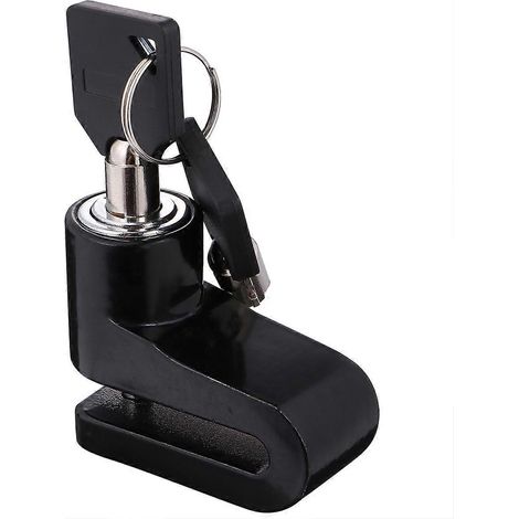 antivol de sécurité pour moto, frein à disque, protection antivol pour moto, scooter et moto (noir)-52X4.4cm-Black (1/2)