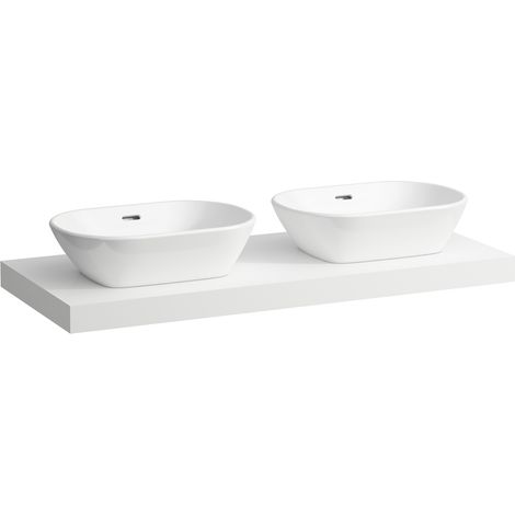Encimera de lavabo LAUFEN LANI, recortable izquierda y derecha, (1/4)