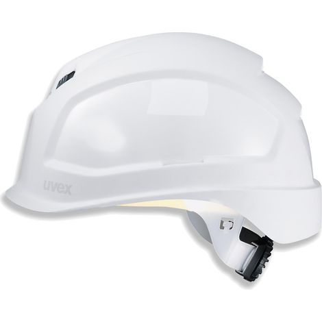 uvex Schutzhelm uvex pheos, Größe 52 cm - 61 cm, weiß, kurzer Schirm (1/3)