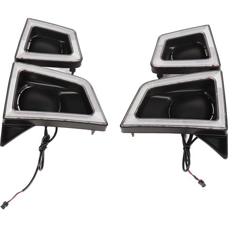 Feux de jour LED 12V Clignotants Anti-brouillard Blanc Ambre 4555LM 5000-8000K Compatible ISUZU D-Max Pickup 2020 2021 (1/5)