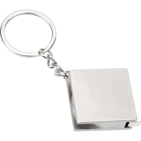 Lot de 2 Mini ruban à mesurer - 1.5 m - Porte-clés rétractable - Mètre poche - Outil mesure pour les mesures du corps, adultes et enfants (1/5)