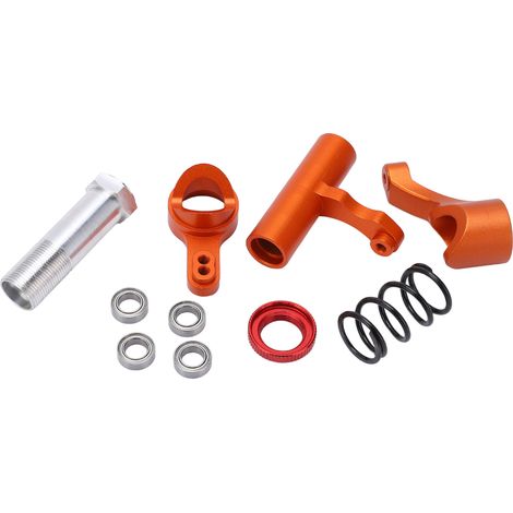 Kit de direction en aluminium orange pour voiture radiocommandée ZD Racing 1/7 (1/5)