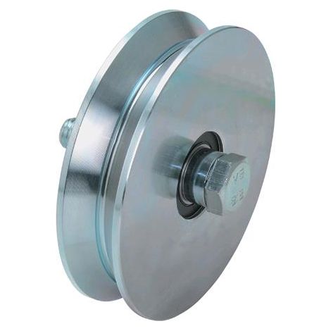 Ruote Per Cancelli Gola Y Con Bullone 2 Cuscinetti Mm.120 6 Pz
