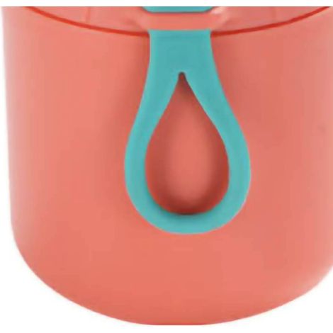 Tasse isotherme en acier inoxydable pour micro-ondes avec couvercle hermétique, idéale pour le petit-déjeuner et les repas chauds au bureau (orange). (1/5)
