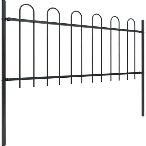 Maison Exclusive - Gartenzaun  Stahl  Robust  Modern