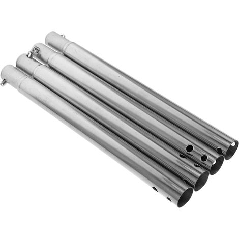 4 Pièces Stand De Poêle De Match Support De Poêle Détachable Accessoire Acier Inoxydable (1/5)