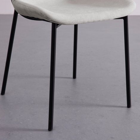 Mömax Stuhl Noemie Beige Webstoff Gepolstert (1/5)