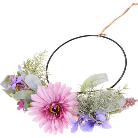 Guirlande de fleurs artificielles pour décoration de porte (4 pièces) (1/5)