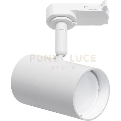 GFA1060- PROIETTORE IN ALLUMINIO BIANCO PER BINARIO TRIFASE 1 LUCE ATTACCO GU10 IP20