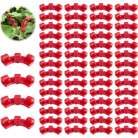 60 Stück Pflanzenwachstum Bieger Clips,90 Grad Plant Bender,Pflanzen bieger,Pflanzenbieger,Biegen Clips,zum Biegen von Pflanzenstängeln und zum Ändern der Wuchsrichtung(Rosa)
