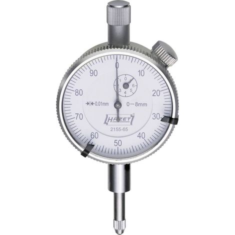 Hazet 2155-65 Comparatore 8 mm Lettura: 0.01 mm (1/5)