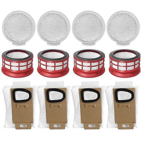Compatible avec l'aspirateur balai sans fil H7 - Pièces détachées et accessoires : filtre HEPA, préfiltre, postfiltre et sac à poussière - JXLGV (1/5)
