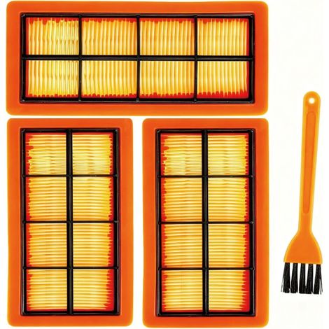 3 filtres plissés plats KFI 7420, pièces de rechange pour aspirateurs à cendres et à poussière, compatibles avec les modèles Kärcher AD2, AD3, AD4, AD3.000 et AD3.200, référence 6.415-953.0 (1/5)