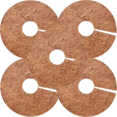 FENOPLASTICATapis De Coco Plantes,8 Pièces Tapis De Noix De Coco Disque De Protection Plante Protection d'hiver pour Le Jardin de l'hôtel à la Maison(30cm) (1/5)