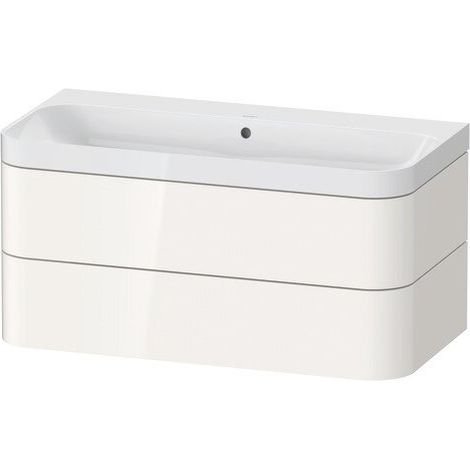 DURAVIT HP4348N2222 WTU av. Happy D.2 Plus, 2 fois robinet, sans