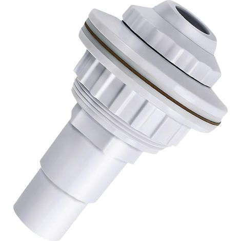Buse d'entrée piscine orientable réglable, raccord 32/38mm pour piscine acier, accessoire circulation eau homogène (1/5)